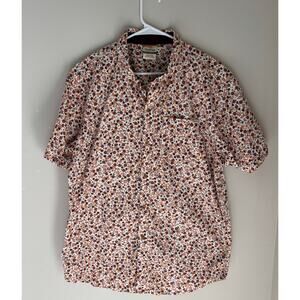 Dravus Men's Ditzy Fall Floral Button Up Size XL